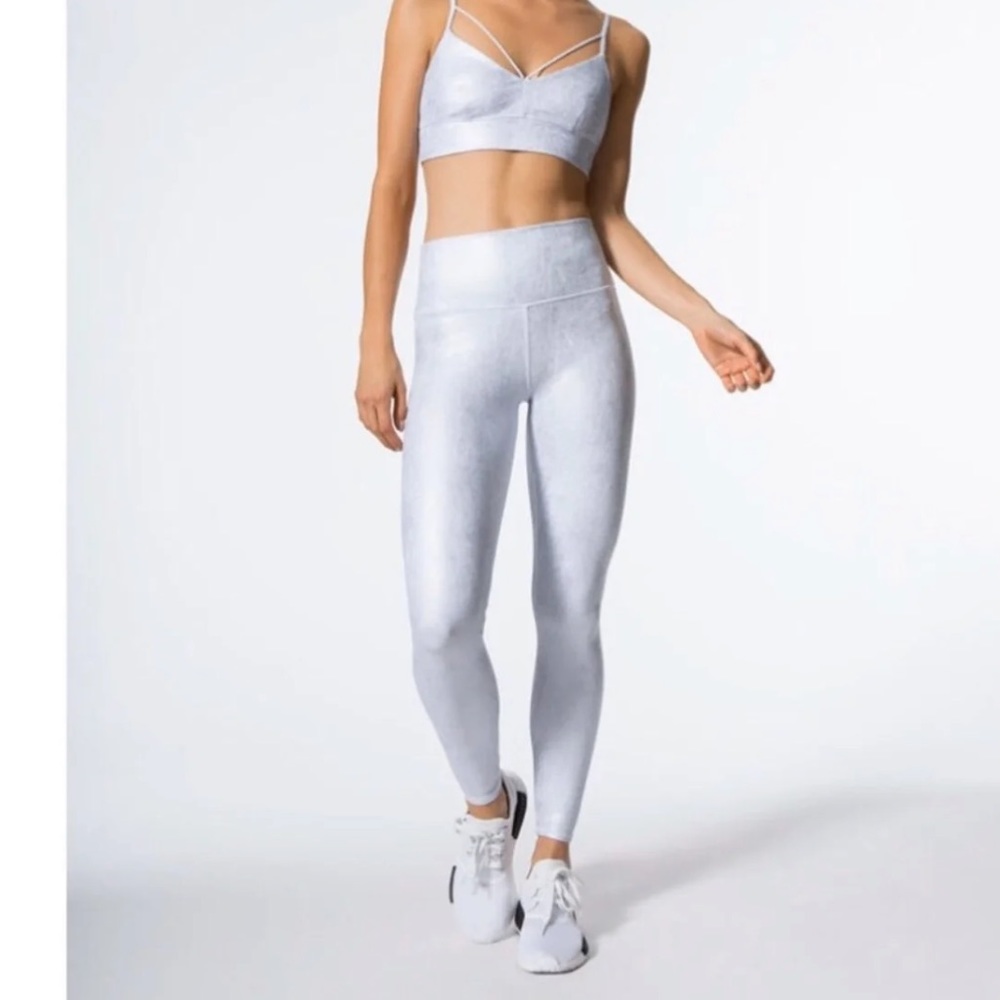 Alo yoga airbrush frosted leggings xxs - Picture 2 of 5